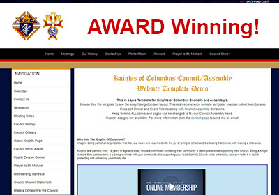 Click for Council Template Live Demo
